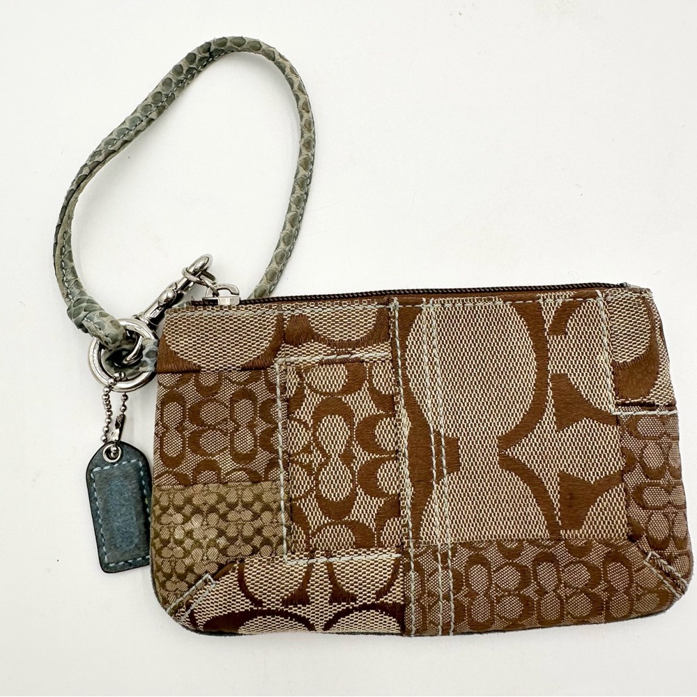 RARE VINTAGE COACH - Python + Patchwork + TAG